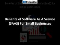 Benefits of Software As A Service (SAAS) For Small Businesses.pdf