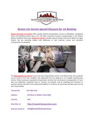 Boston_Car_Service_Special_Discount_for_1st_Booking.PDF