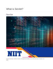 What is Servlet NIIT.pptx