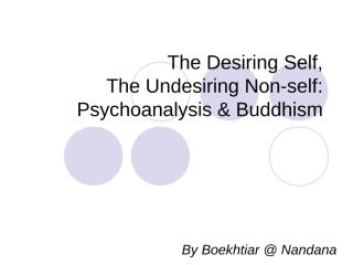 psychoanalysis & buddhism.ppt