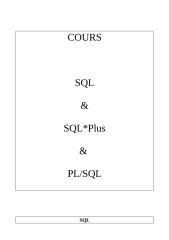 Cours Sql Oracle Et Pl-Sql1(1).doc