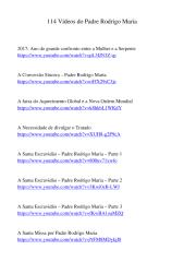 114 vídeos do Padre Rodrigo Maria.pdf